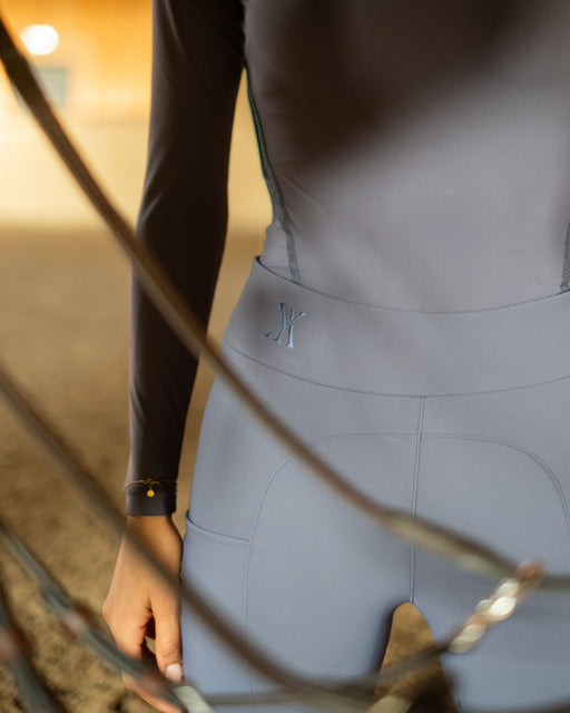 Compression Pull-On Breeches Slate Blue thumbnail image