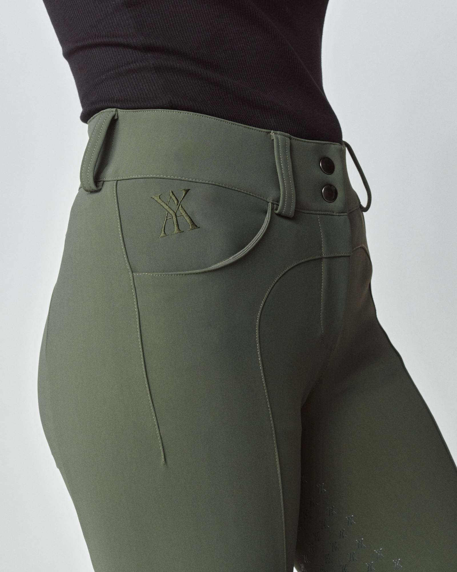 Compression Performance Breeches Green image