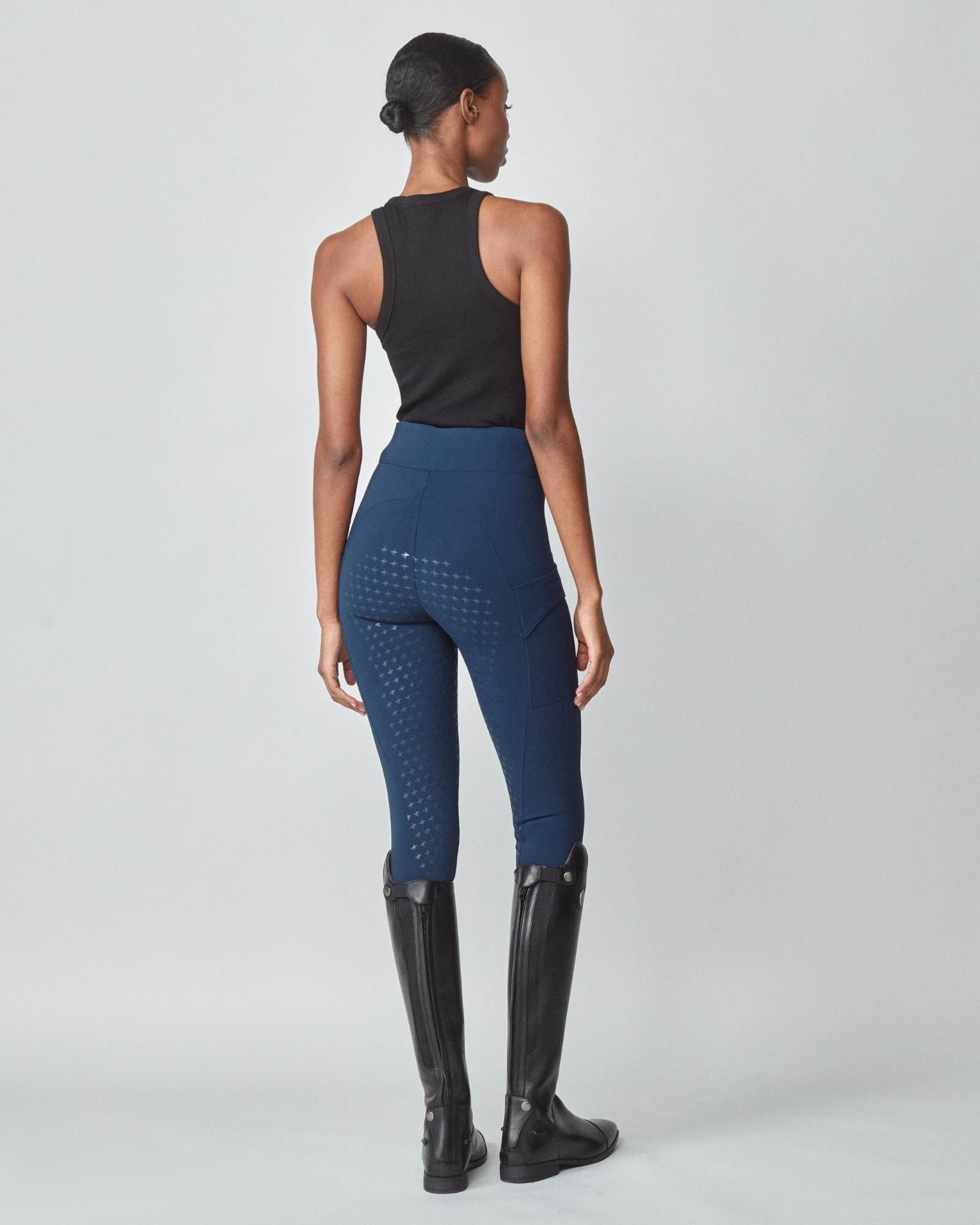 Compression Pull-On Breeches Navy image