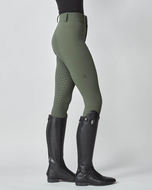 High-Rise Compression Breeches Green thumbnail image
