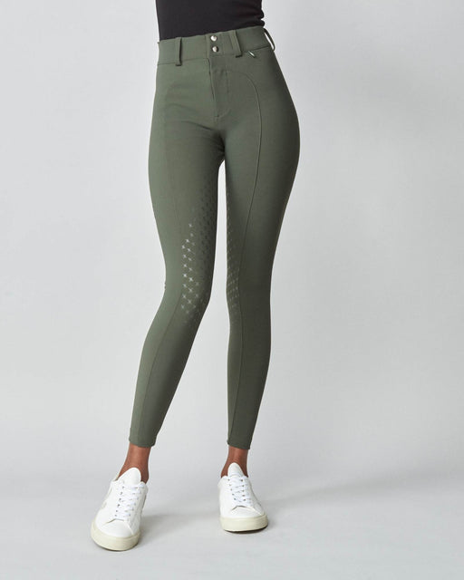 High-Rise Compression Breeches Green thumbnail image