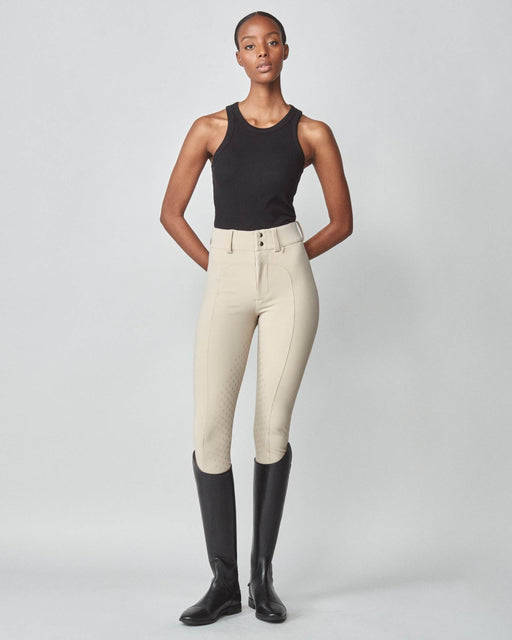 High-Rise Compression Breeches Tan thumbnail image