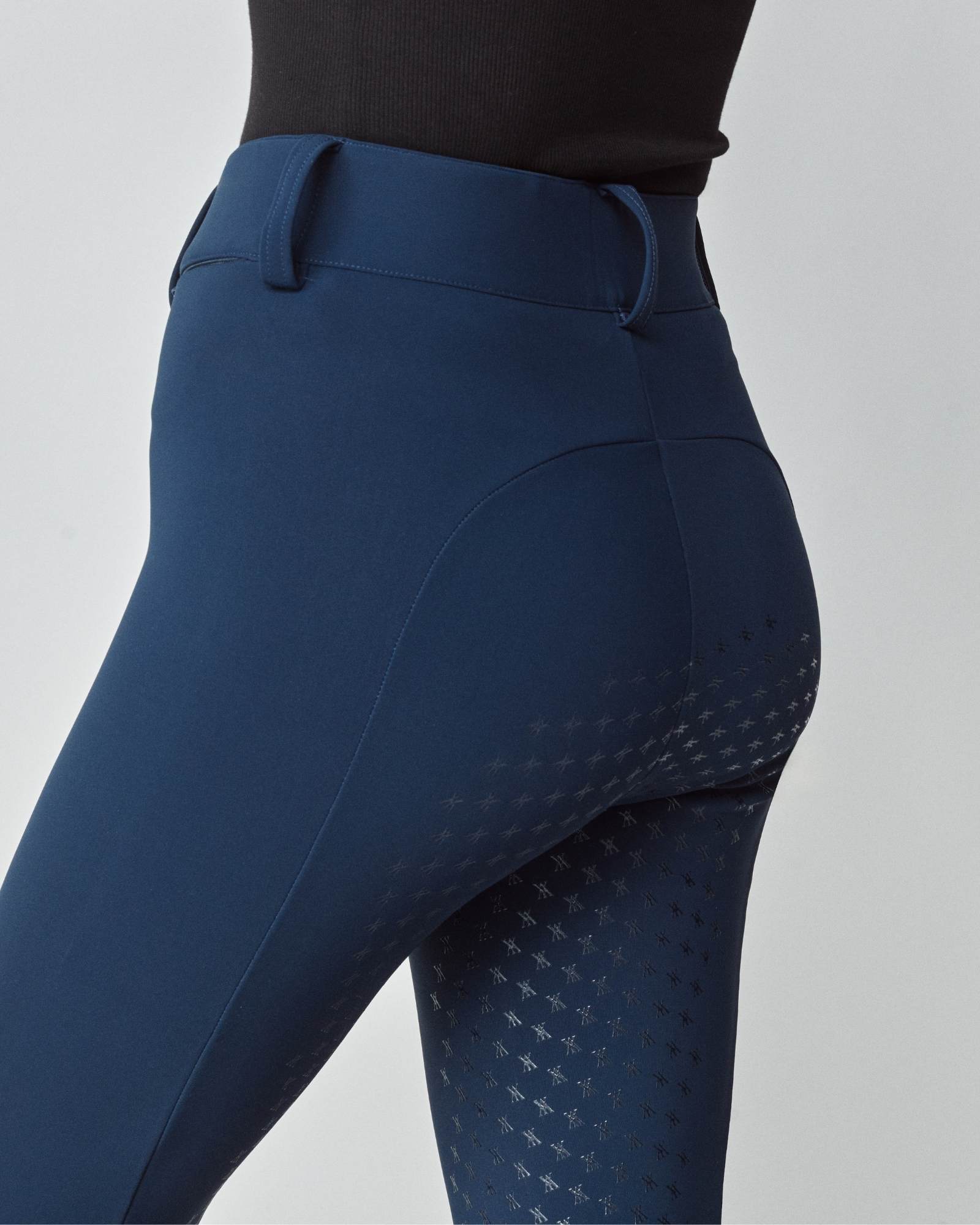 High-Rise Compression Breeches Navy image