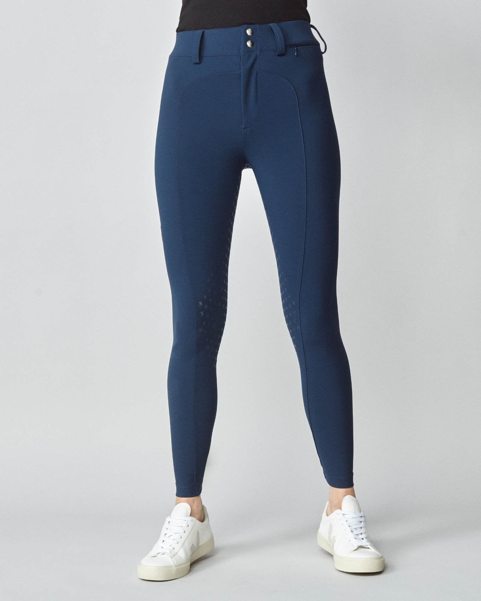 High-Rise Compression Breeches Navy image