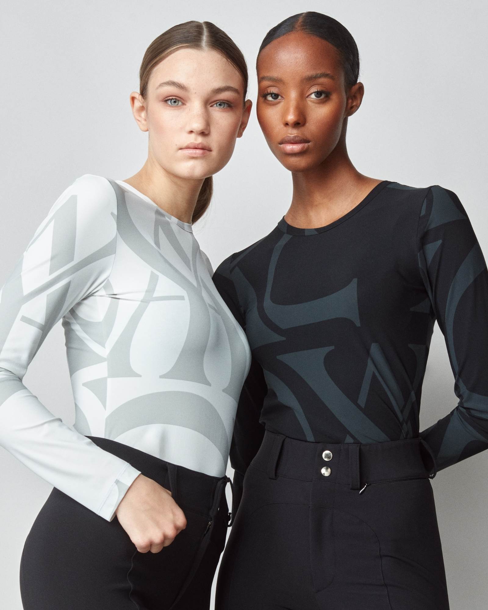 Monogram Long Sleeve Shirt Black image