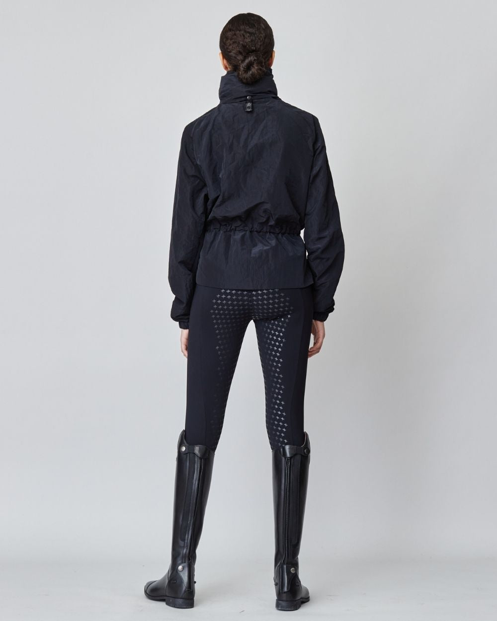 Windproof Riding Jacket Black image