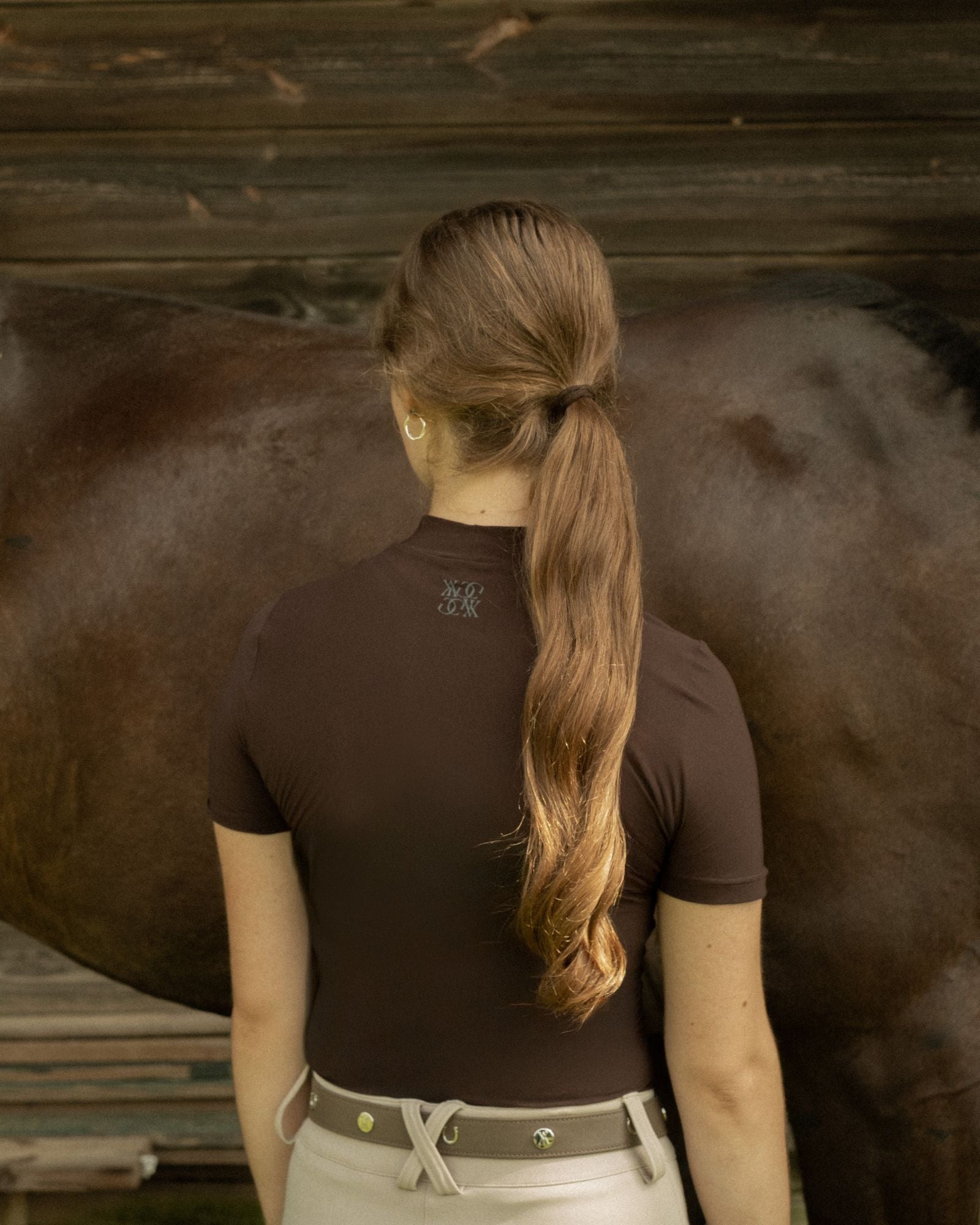 Lightweight Short Sleeve Dark Brown image