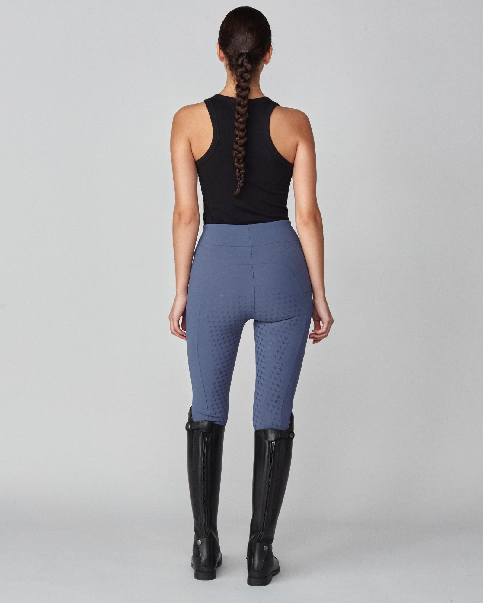 Compression Pull-On Breeches Slate Blue image