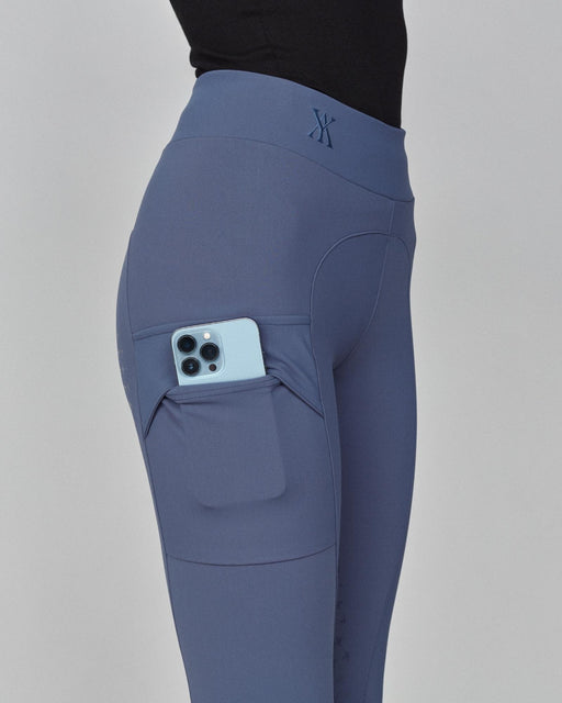 Compression Pull-On Breeches Slate Blue thumbnail image