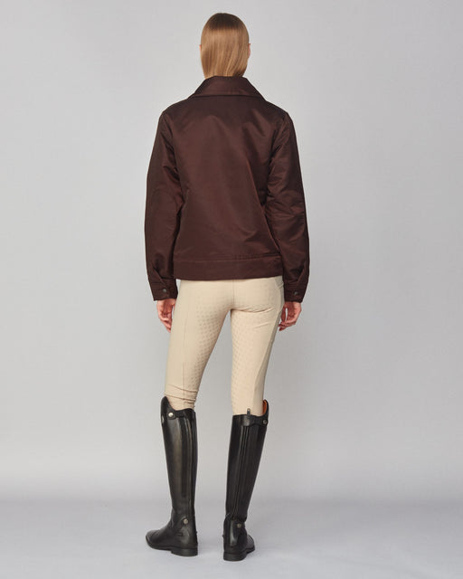 Short Padded Jacket Dark Brown thumbnail image
