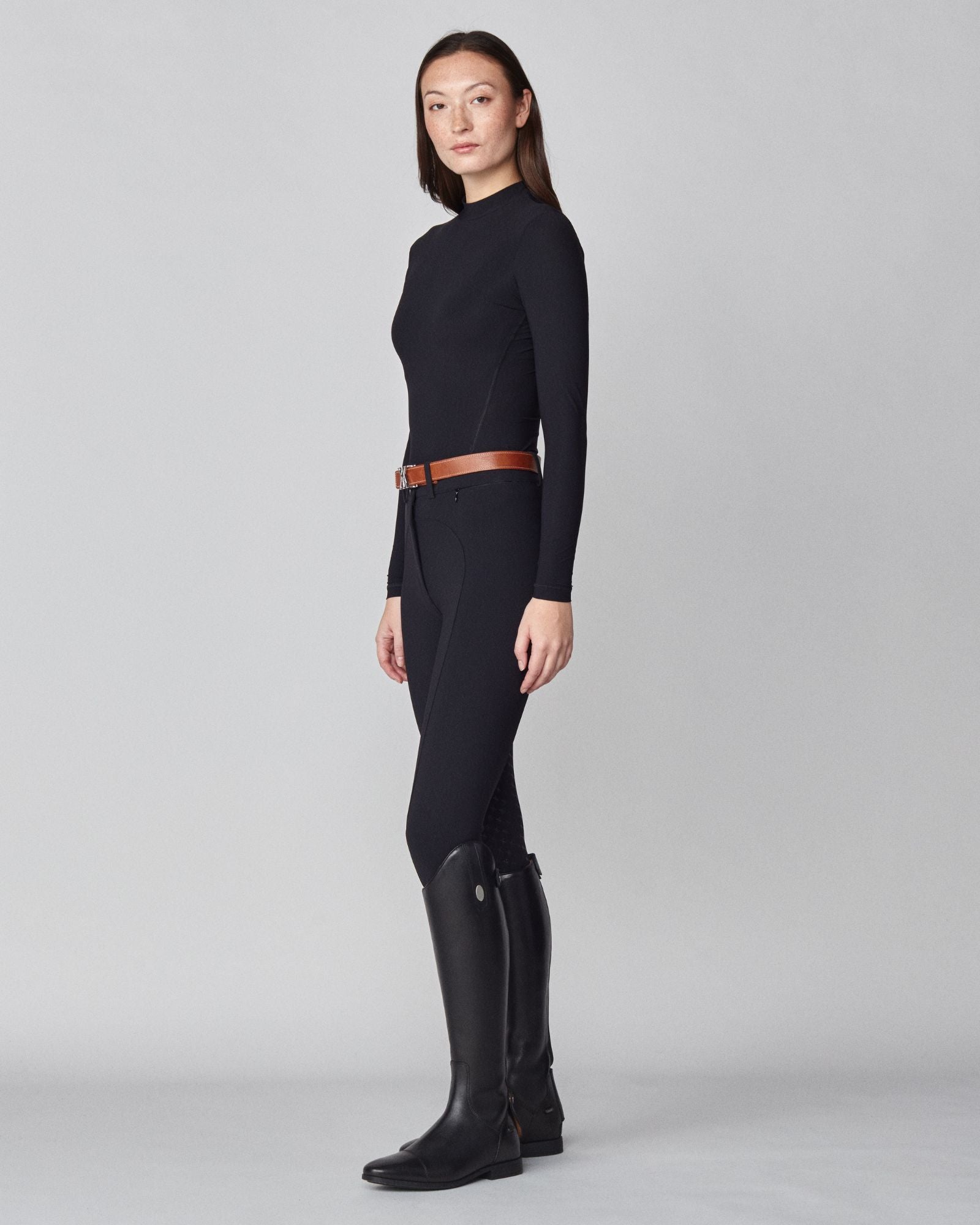 Signature Belt Brown Silver image