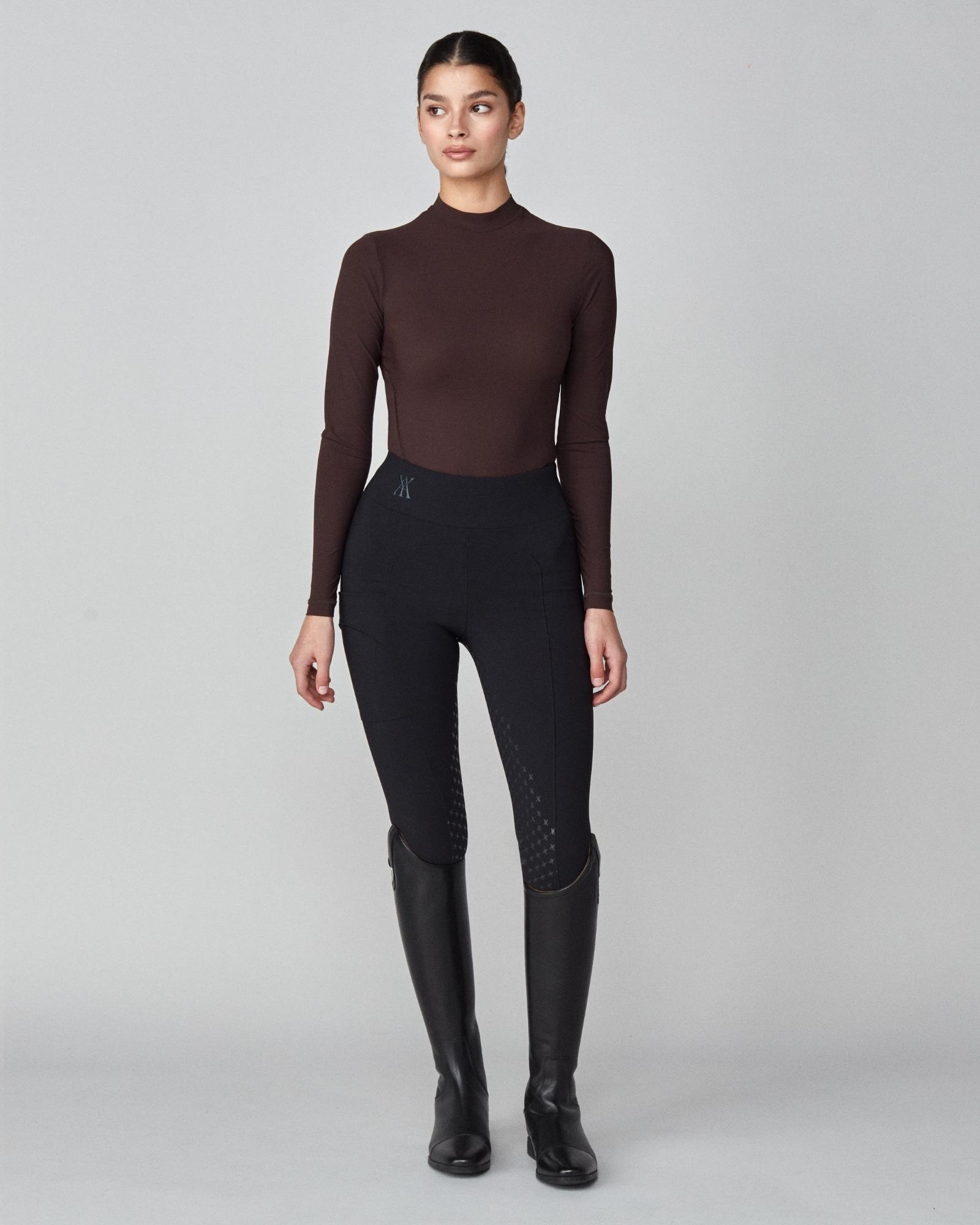 Sculpting Long Sleeve Dark Brown image