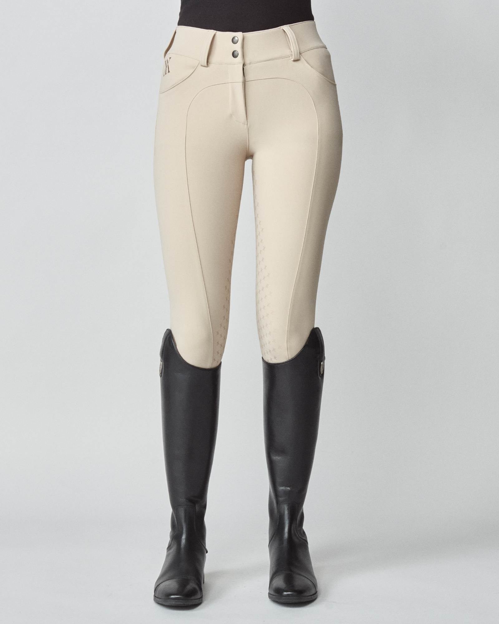 Compression Performance Breeches Tan image