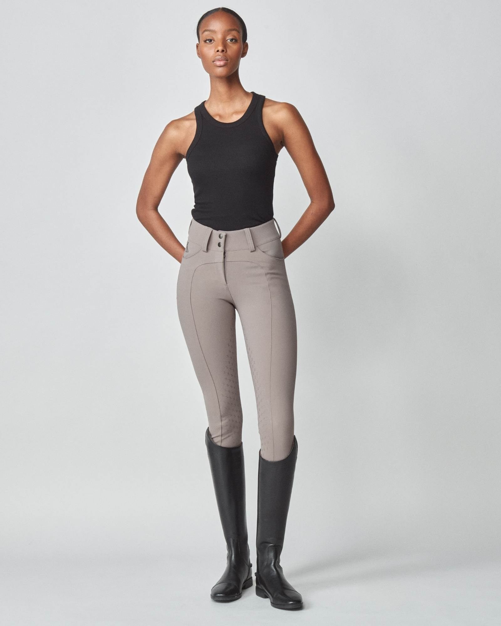 Compression Performance Breeches Taupe image