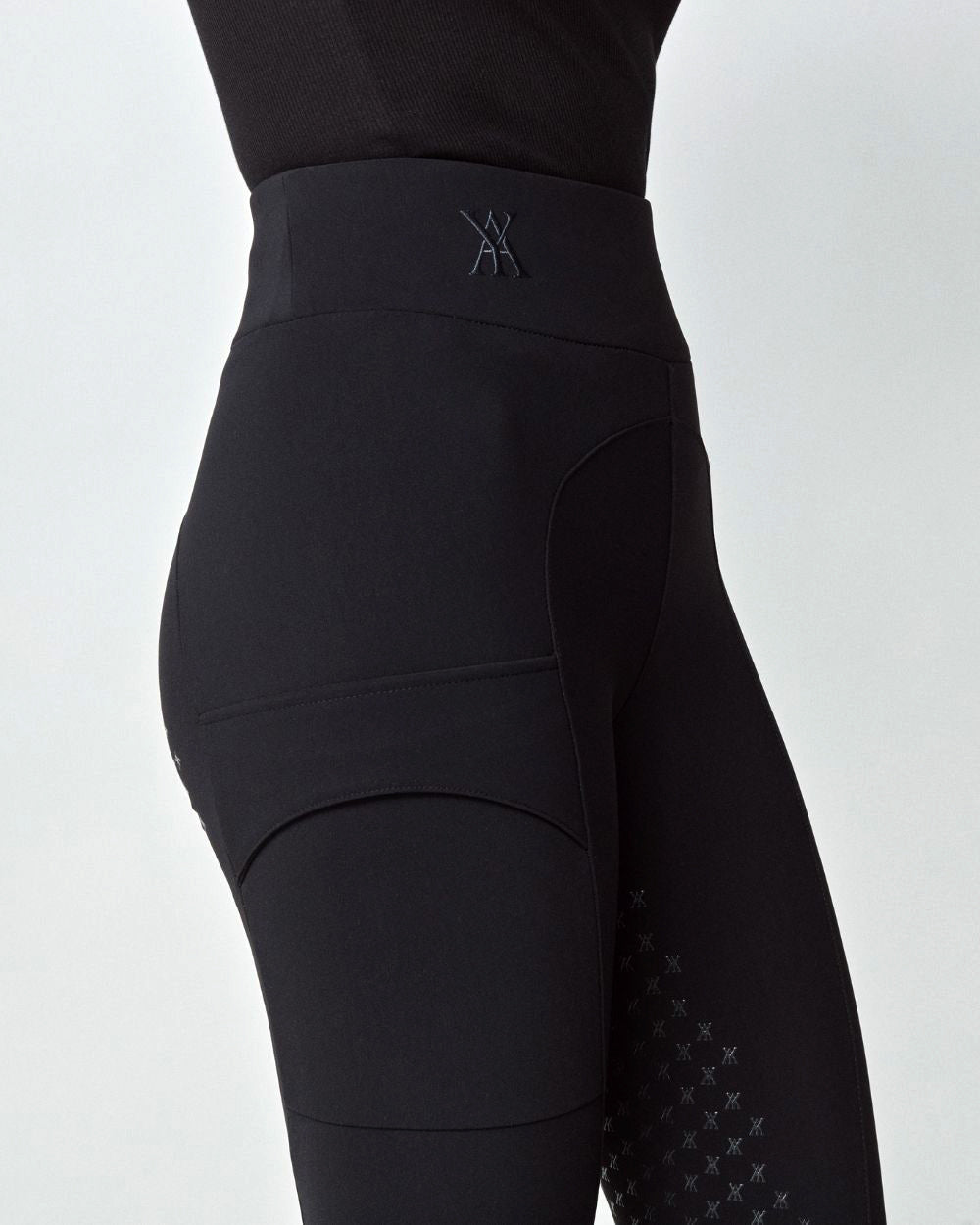 Compression Pull-On Breeches Black image