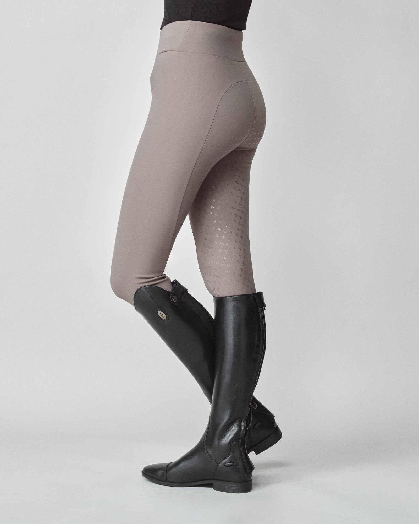 Compression Pull-On Breeches Taupe image