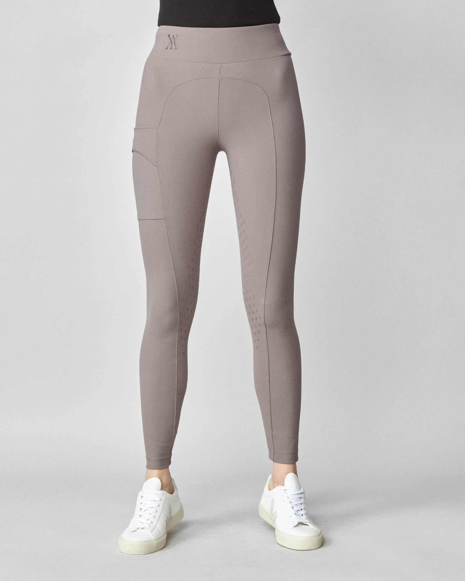 Compression Pull-On Breeches Taupe image