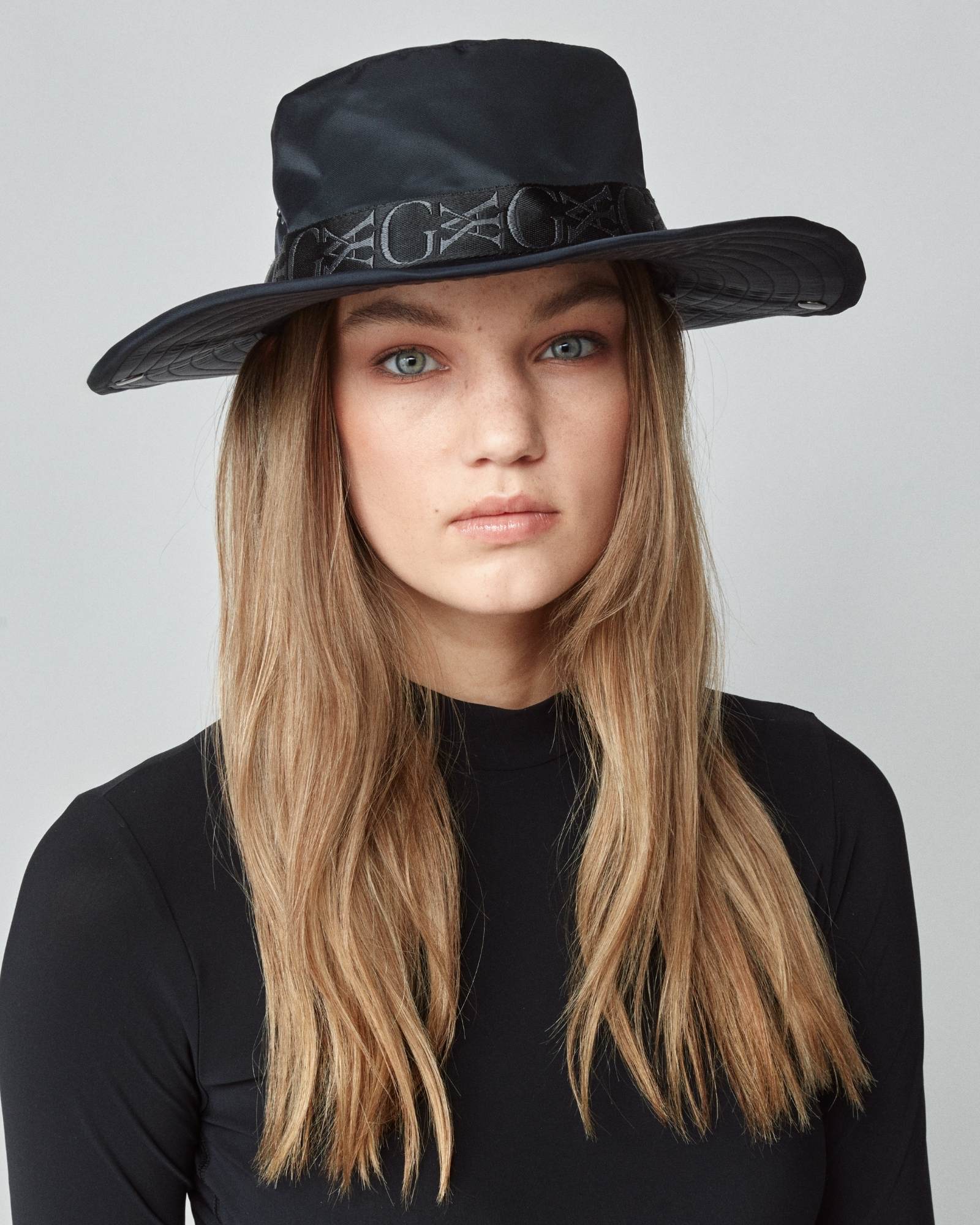 Monogram Hat Black image