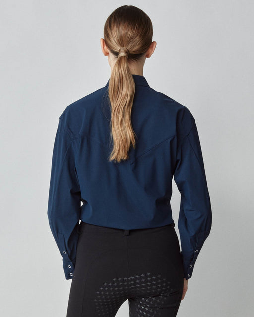 Front Tie Riding Shirt Navy thumbnail image