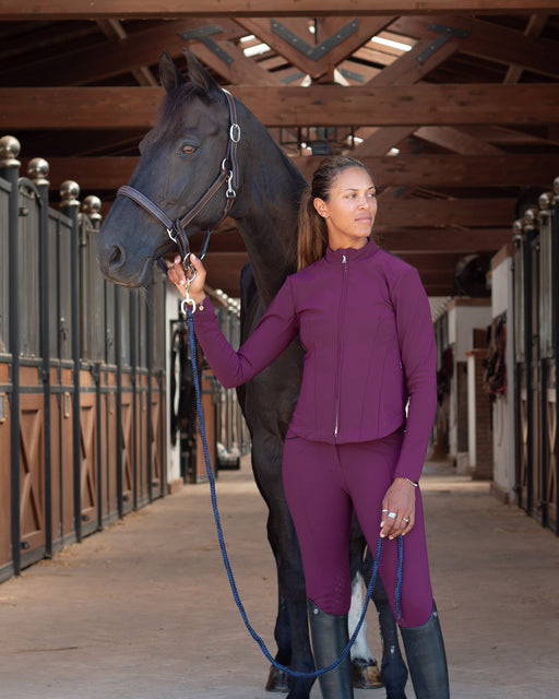 Signature Riding Jacket Burgundy thumbnail image