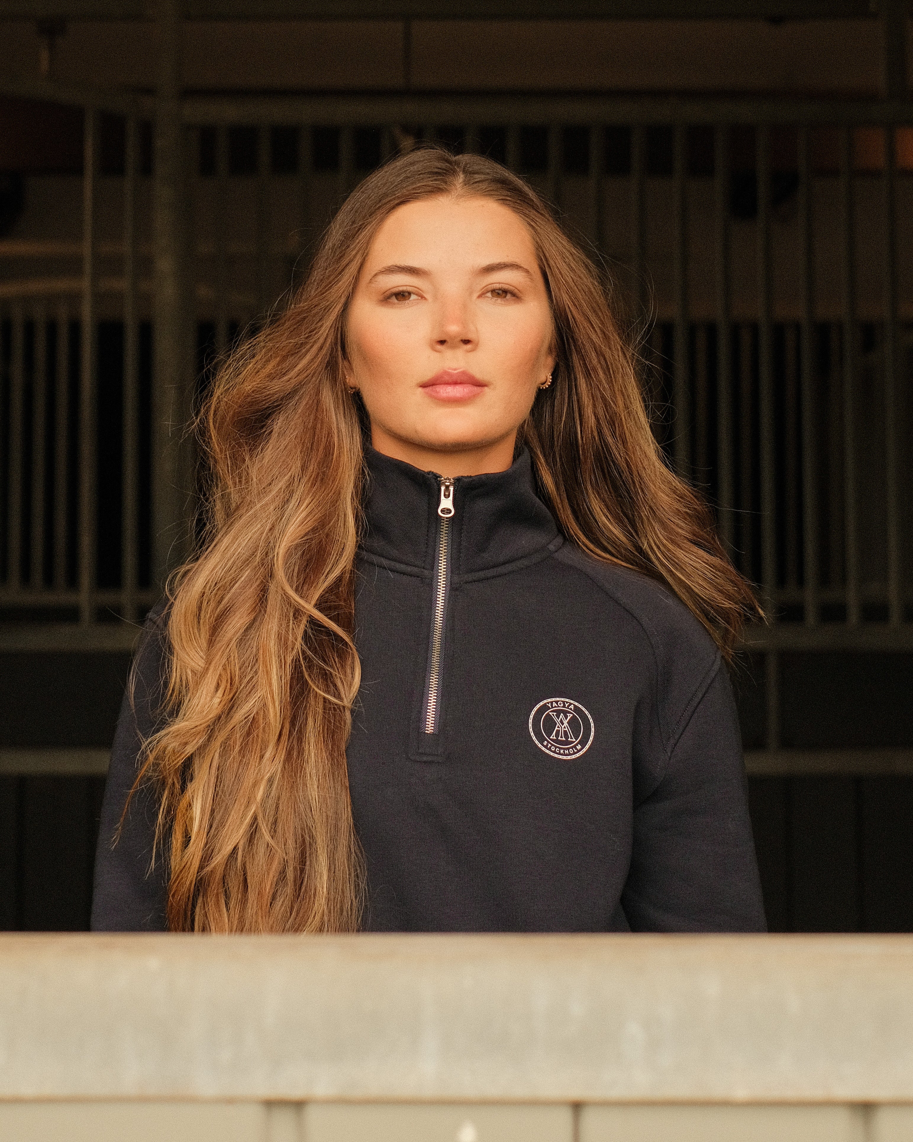 Half Zip Sweater Navy image
