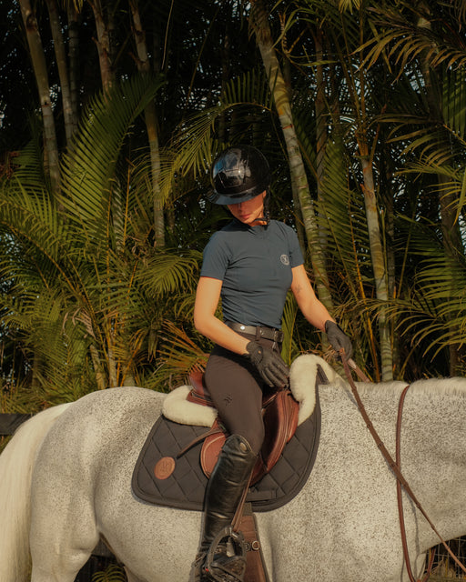 Half Zip Short Sleeve Navy thumbnail image