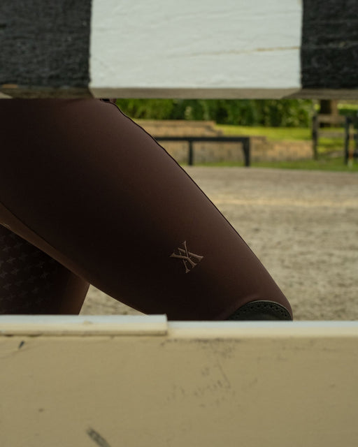 High-Rise Compression Breeches Dark Brown thumbnail image