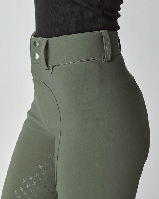 High-Rise Compression Breeches Green thumbnail image