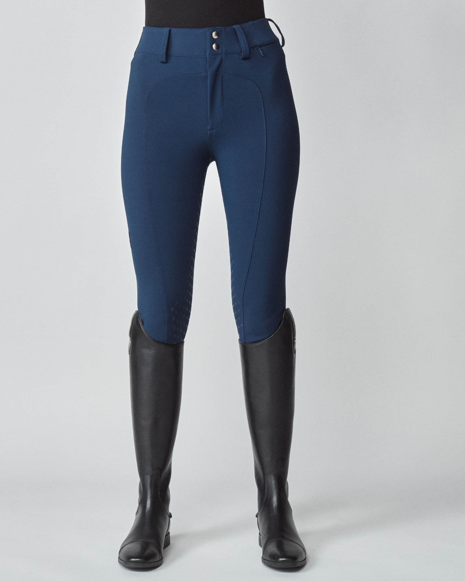 High-Rise Compression Breeches Navy image