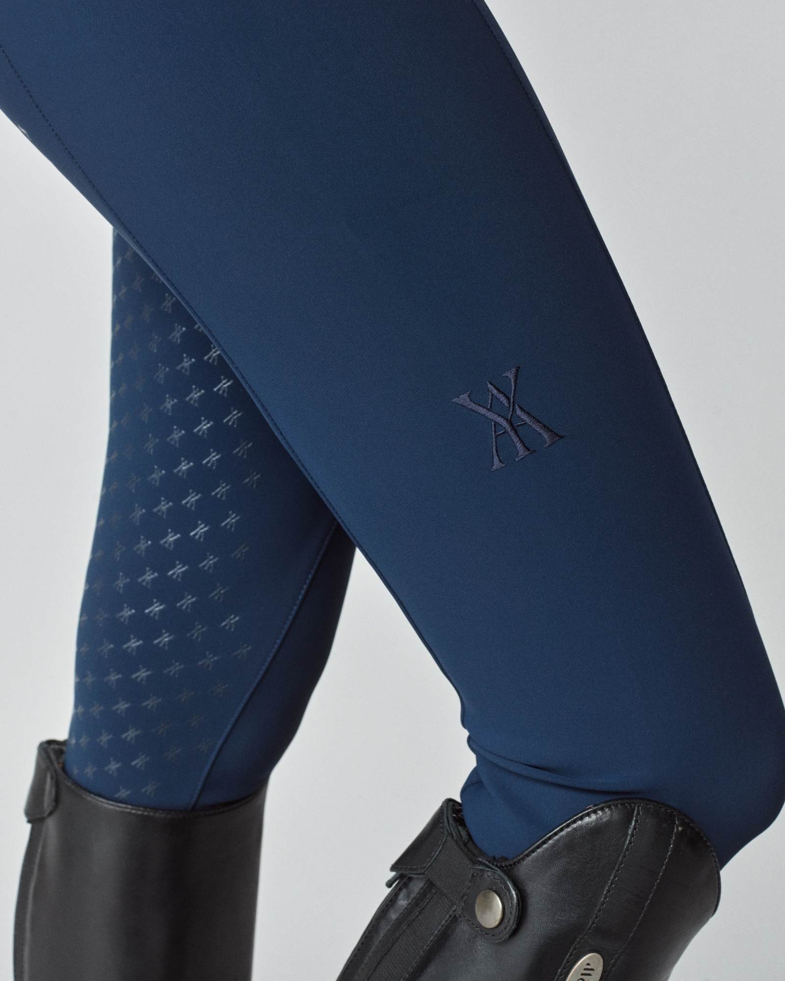 High-Rise Compression Breeches Navy image
