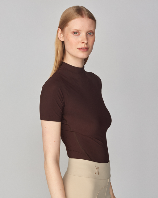 Lightweight Short Sleeve Dark Brown thumbnail image