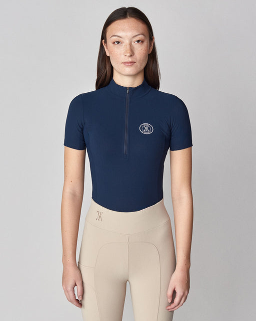 Half Zip Short Sleeve Navy thumbnail image