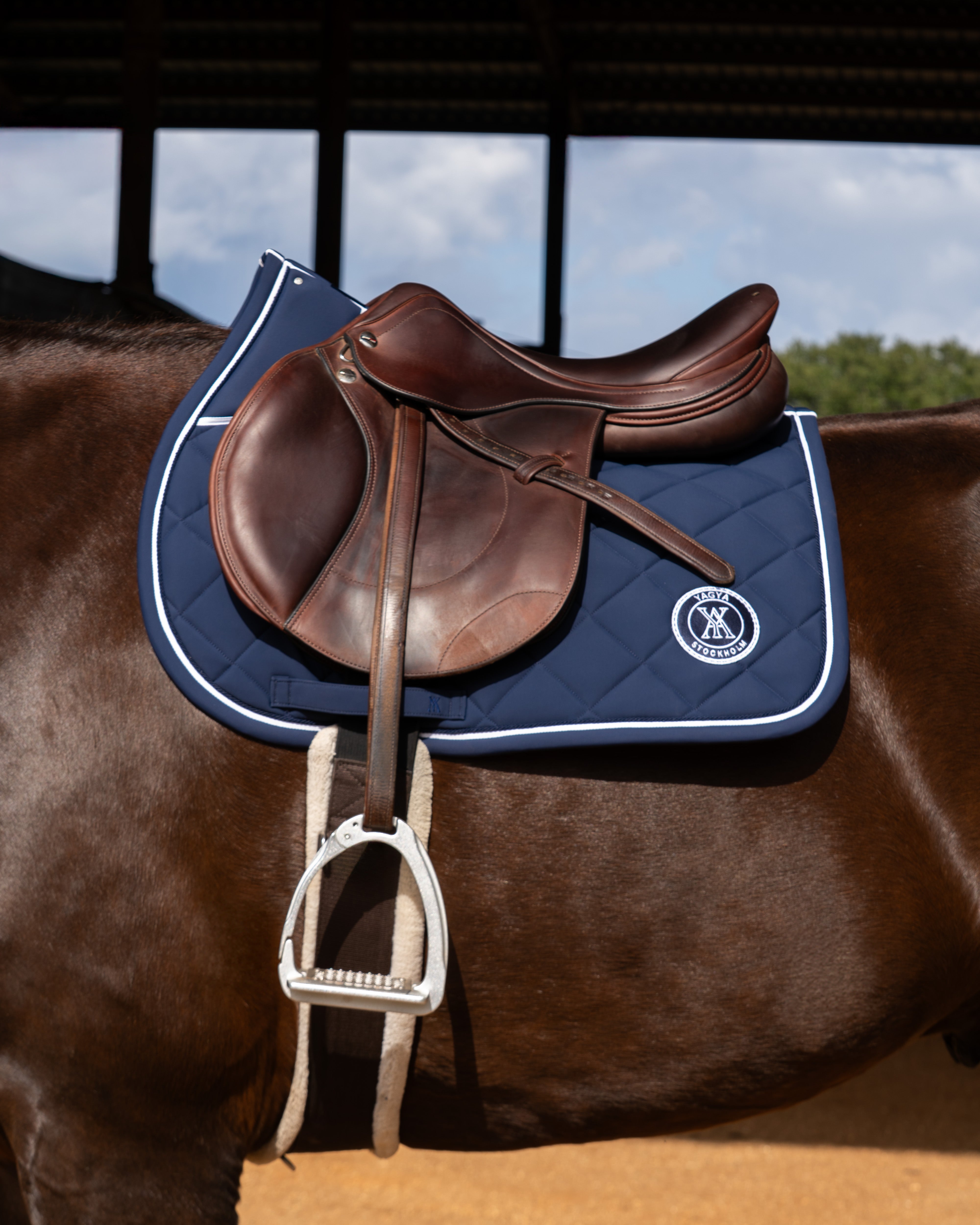 Performance Saddle Pad Navy image