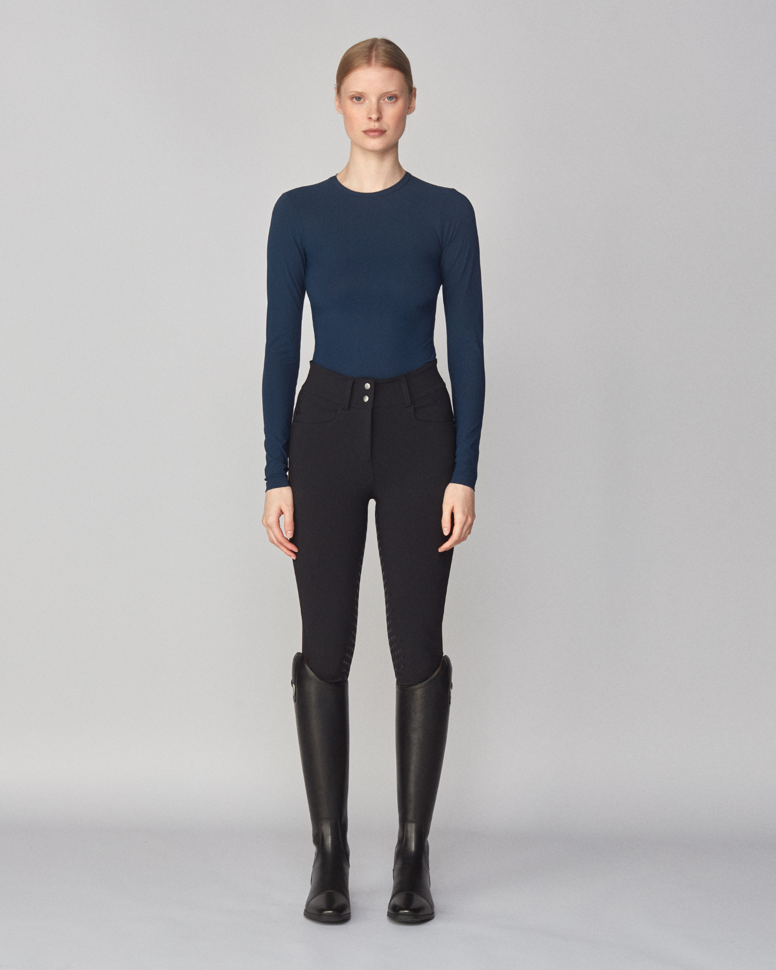 Sculpting Long Sleeve Navy image