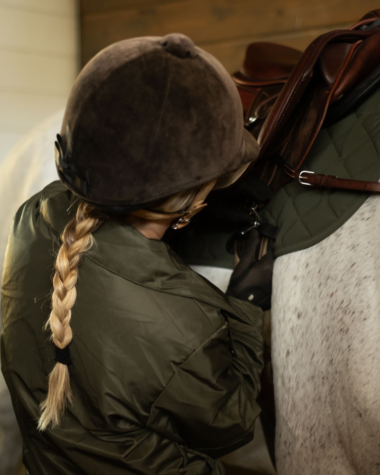 Short Padded Jacket Green image