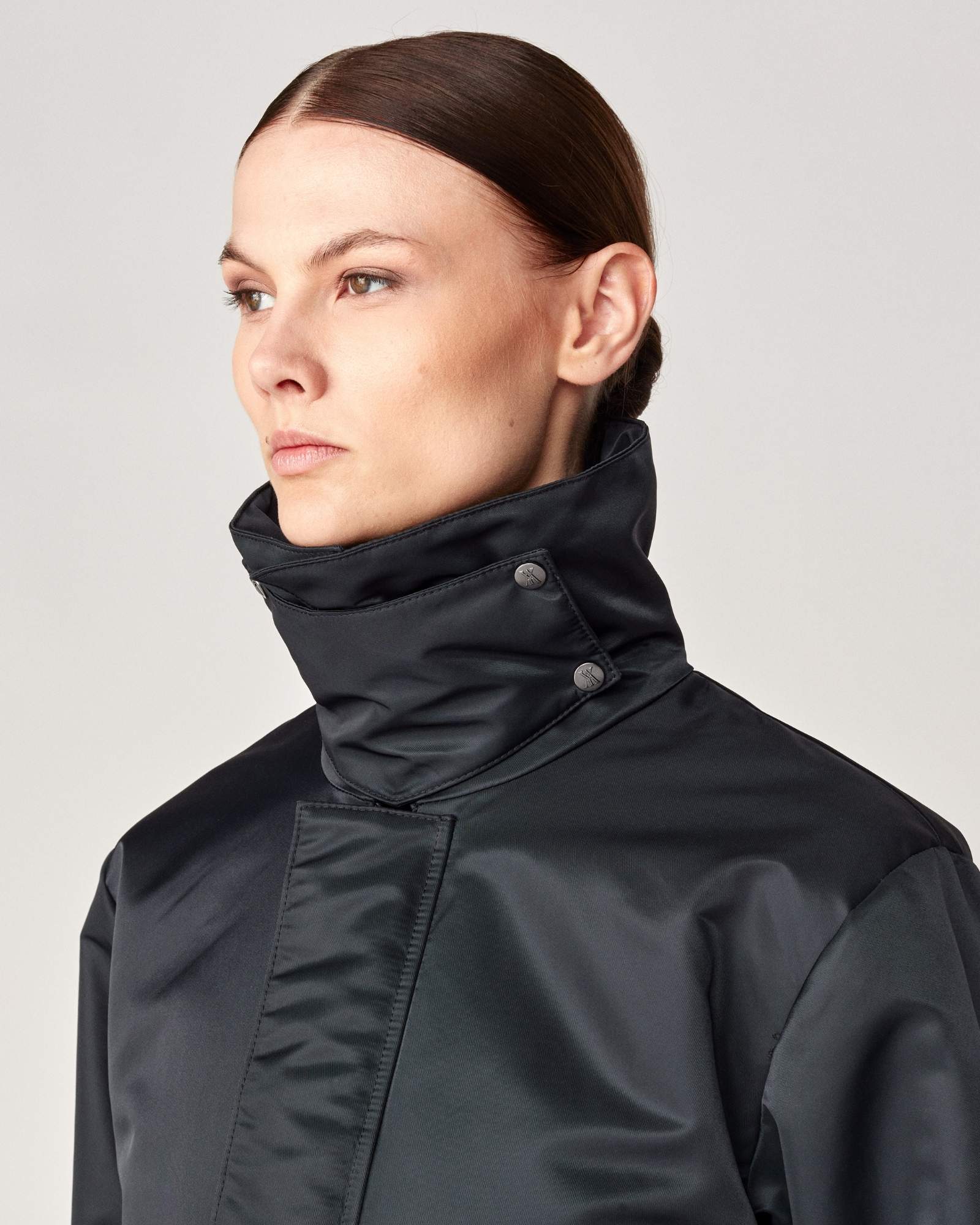 Short Padded Jacket Black | Shop now – Yagya