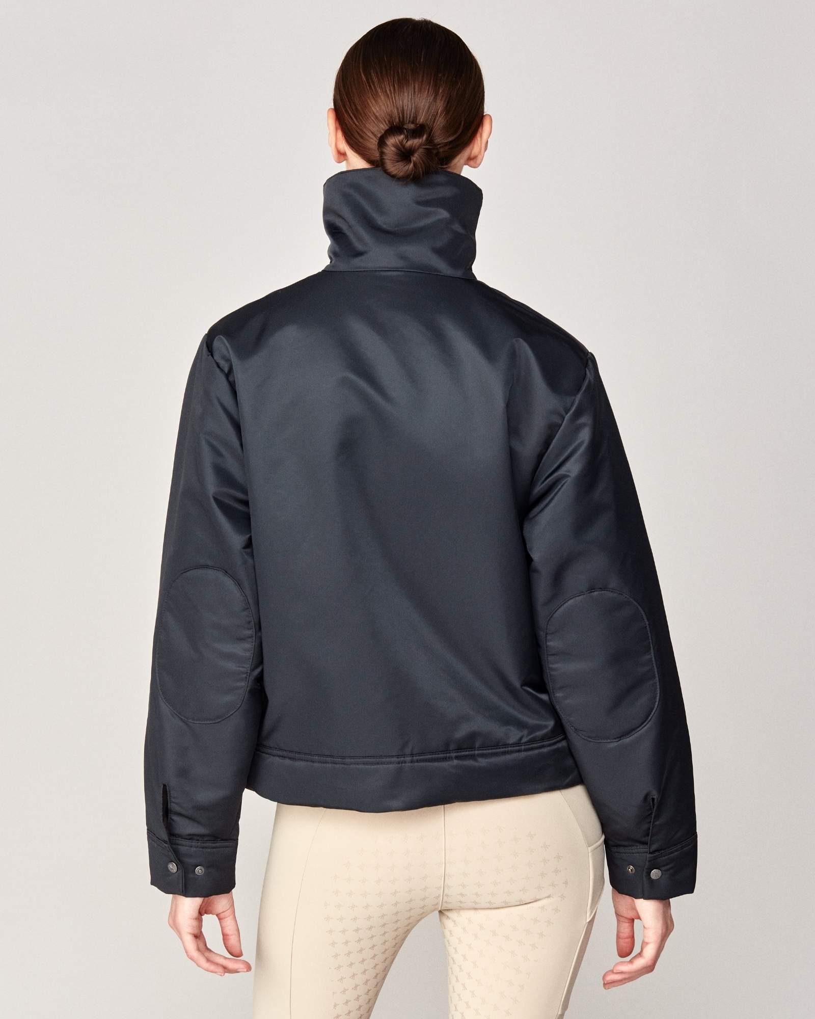 Short Padded Jacket Black | Shop now – Yagya