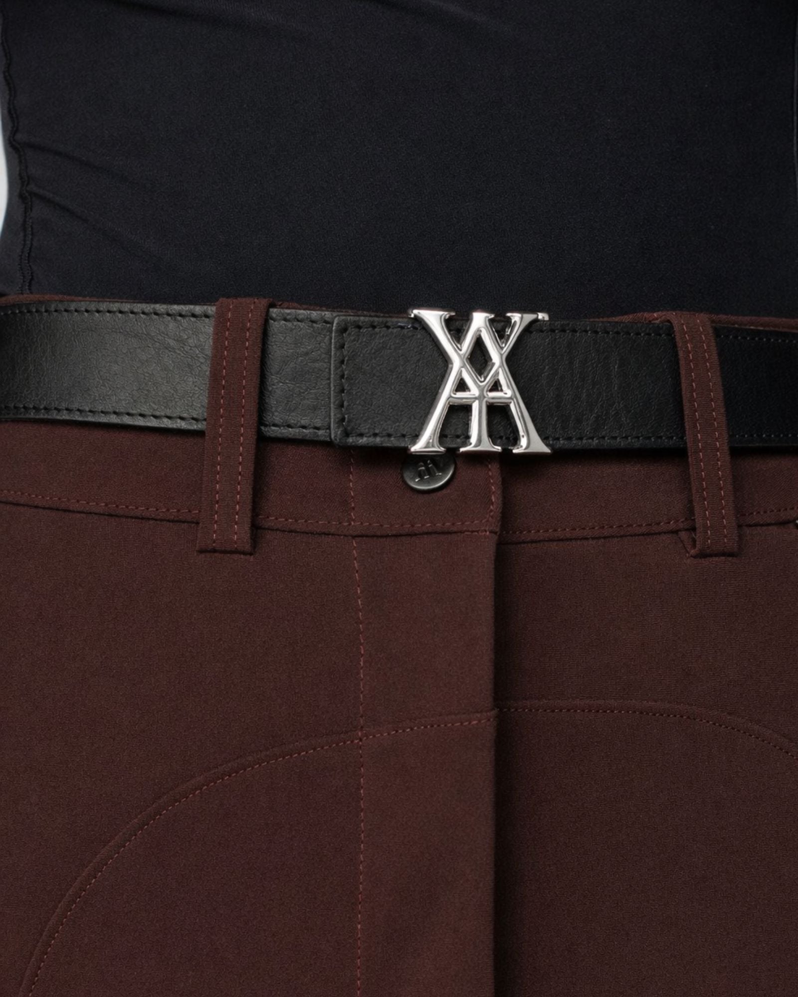 Signature Belt Black Silver image