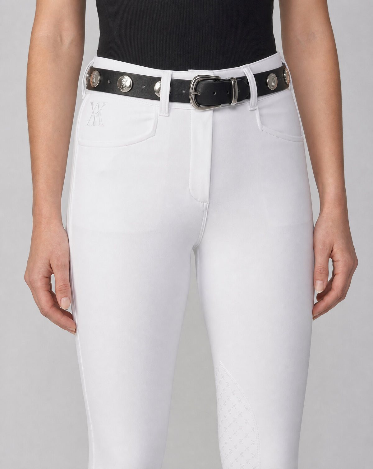Statement Leather Belt Black image