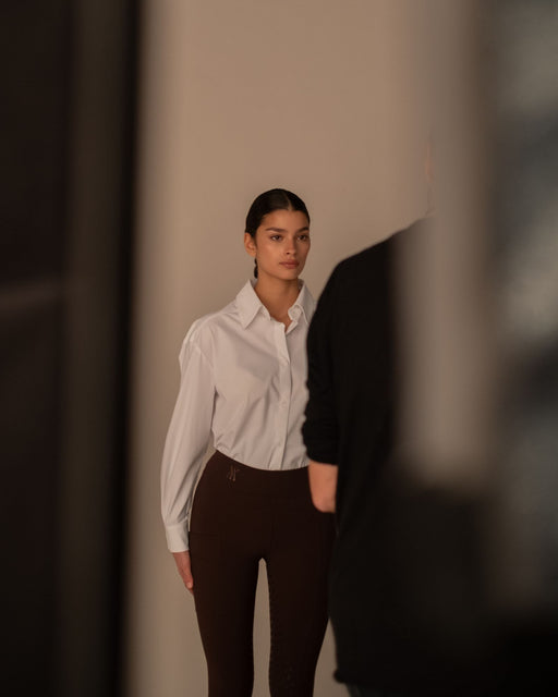 Stretchy Riding Shirt White thumbnail image