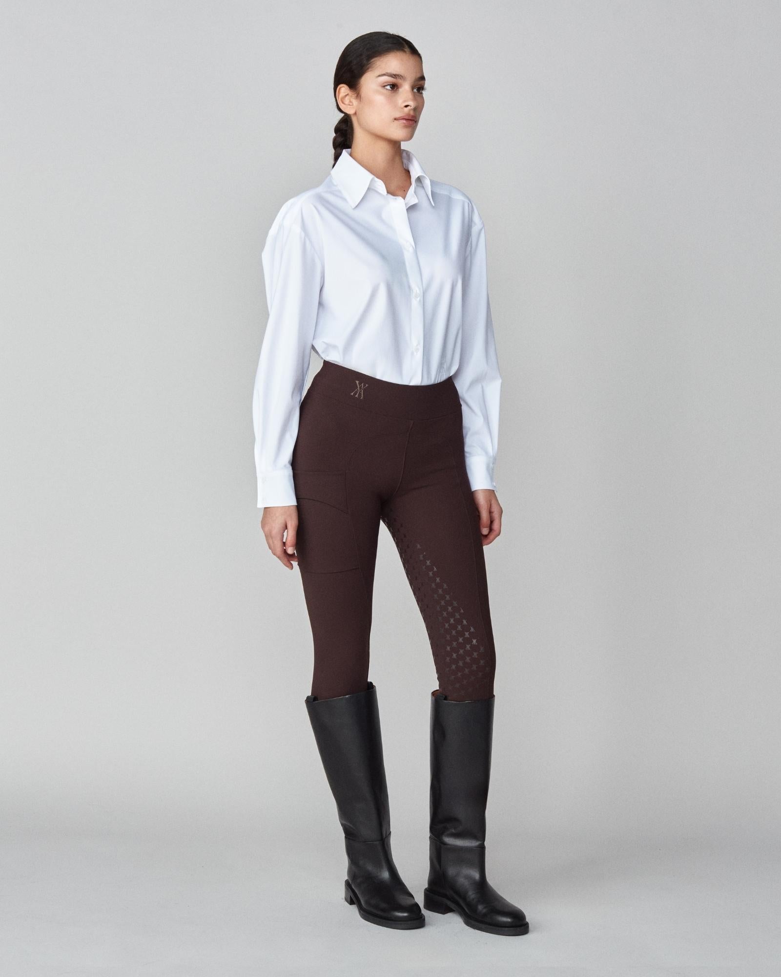Stretchy Riding Shirt White image