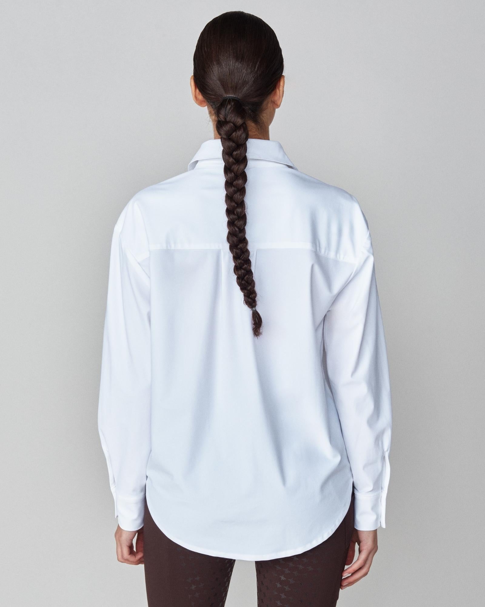 Stretchy Riding Shirt White image