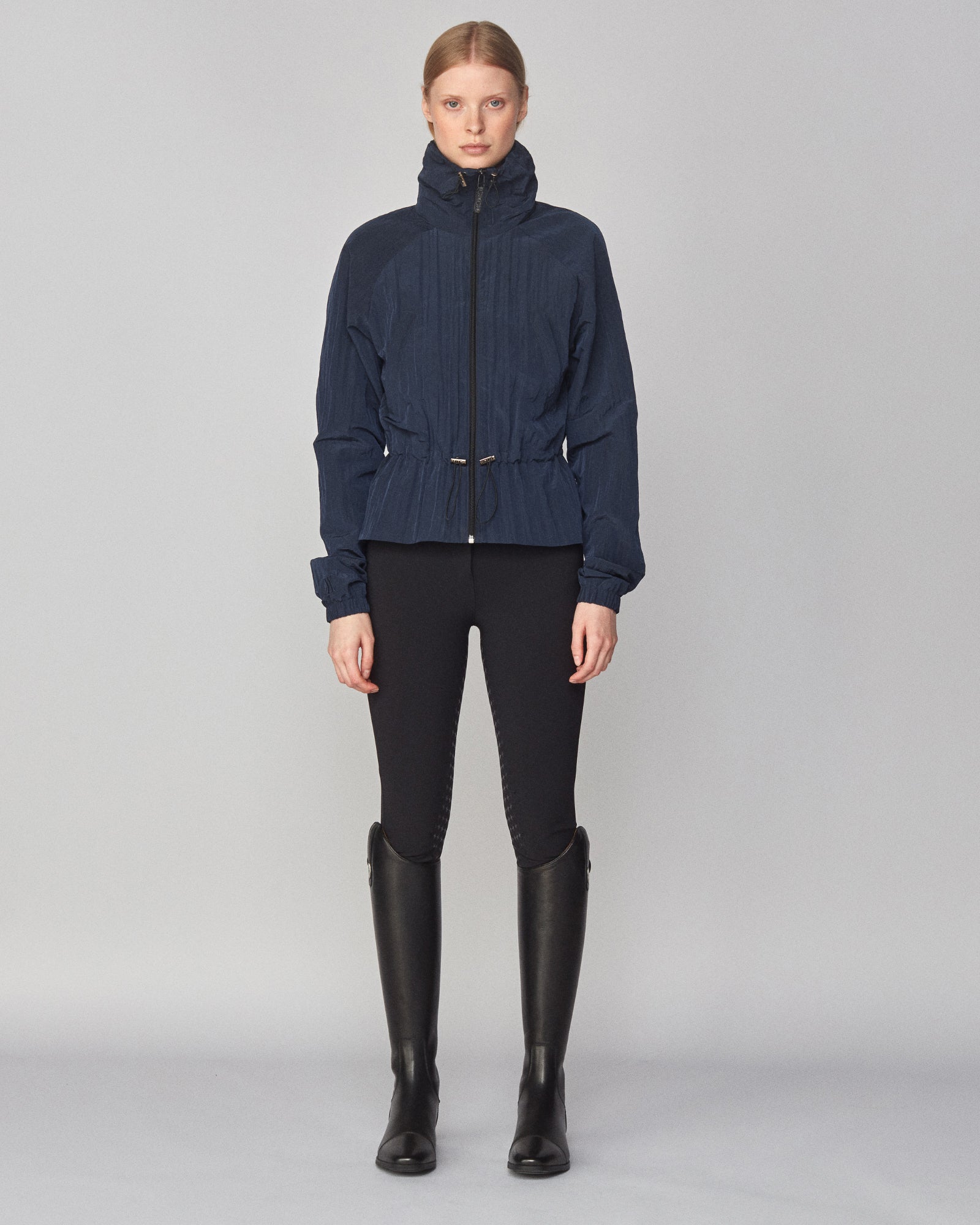 Windproof Riding Jacket Navy image