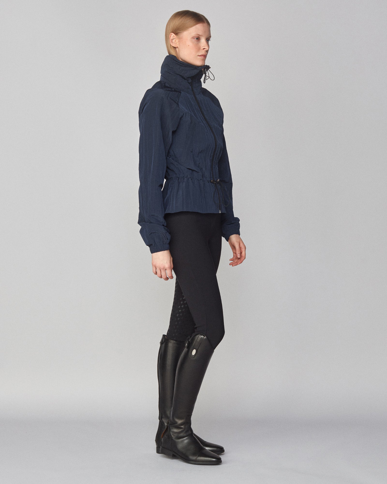 Windproof Riding Jacket Navy image