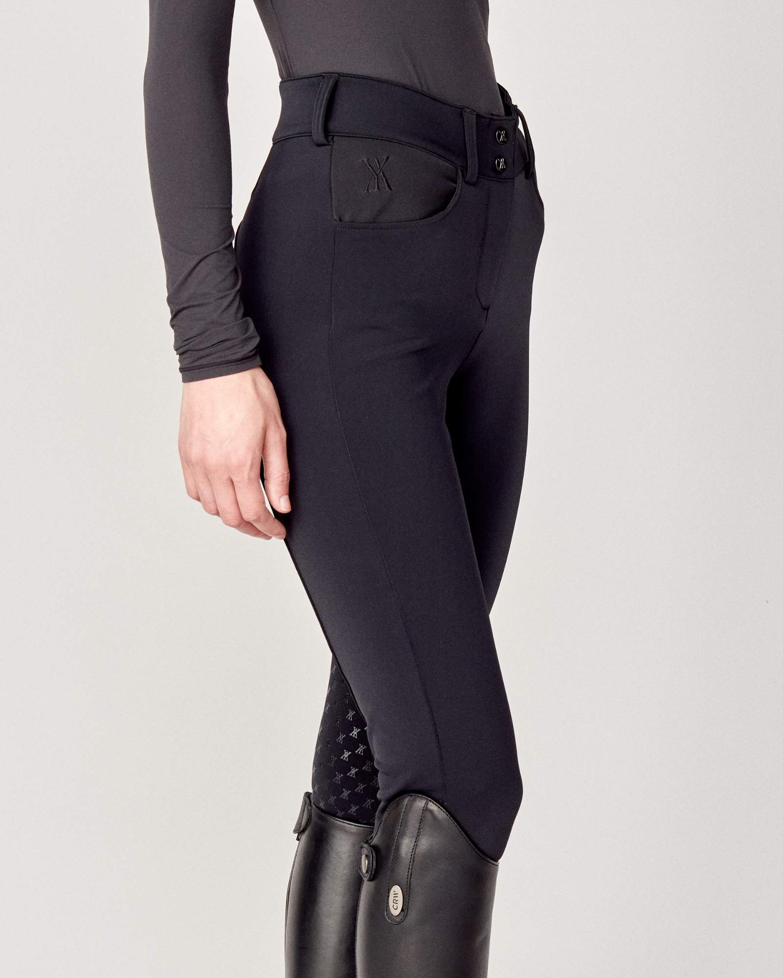 Winter Compression Breeches Black image