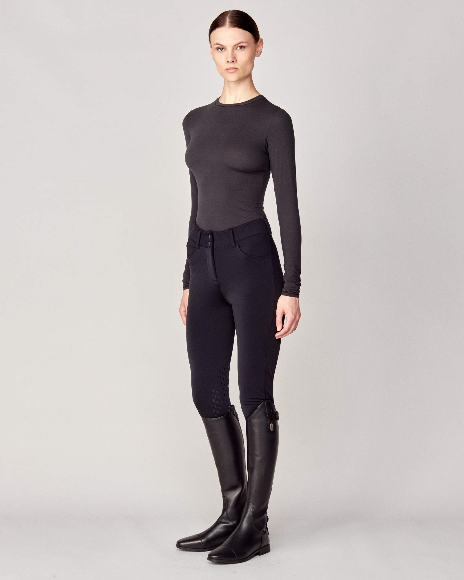 Winter Compression Breeches Black image