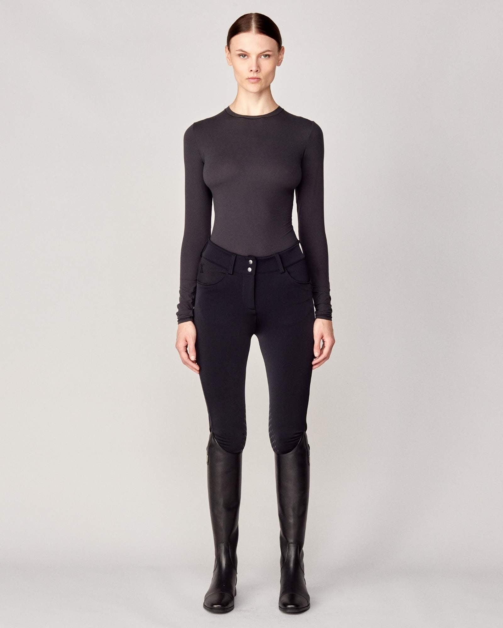 Winter Compression Breeches Black image