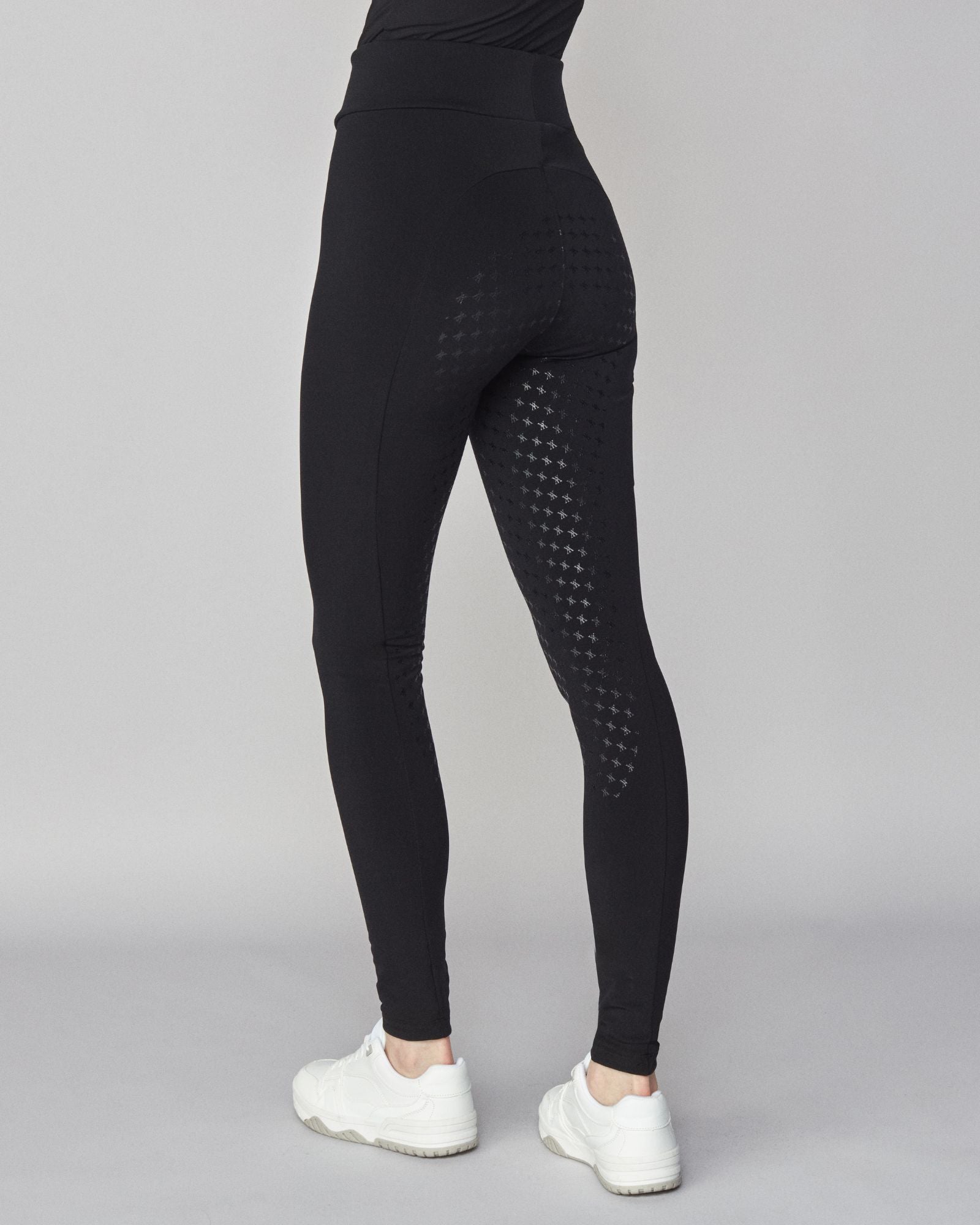 Winter Pull-On Riding Breeches Black image