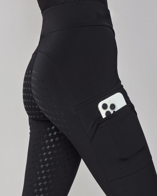 Winter Pull-On Riding Breeches Black thumbnail image