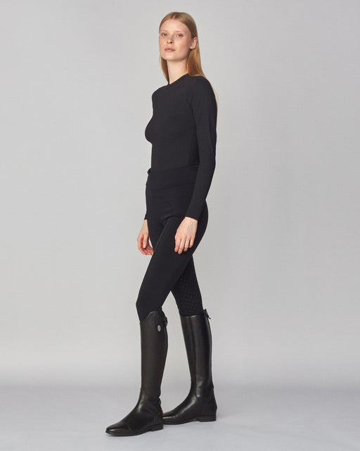 Winter Pull-On Riding Breeches Black thumbnail image